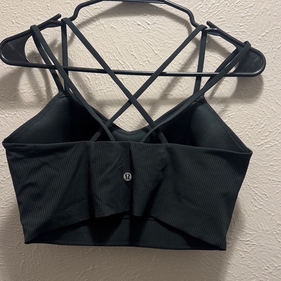 Lululemon Athletica Olive Green Strappy Bra - Picture 2 of 2
